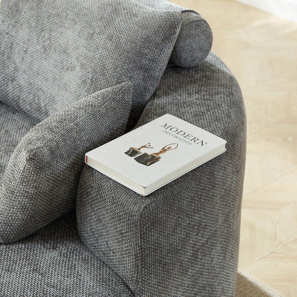 Single Sofa, Sleeper Chair For Living Room - Gray, photo 10 of 12
