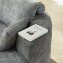Single Sofa, Sleeper Chair For Living Room - Gray by HouseOfZazla