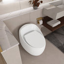Modern Egg Shape Toilet 1.28 Gpf Single Flush Ceramic