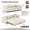 Chesterfield 3-in-1 Pull-Out Sofa Bed