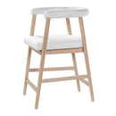 25" Seat Height Bar Stools with Back, Set of 2 by HouseOfZazla