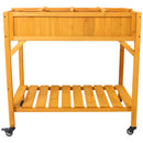 Elevated 8 Pocket Herb Garden Bed