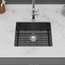 Quartz Kitchen Sink - 21" x 18" x 9.65" by HouseOfZazla