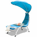 Patio Hanging Swing Hammock Chaise Lounger Chair with Canopy by LJGDeals