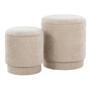 Marla - Upholste Contemporary Ottoman Set by HouseOfZazla