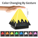 Touch Control Night Light 8-Color Change 6 Level Dimmable Light Brightness Table Lamp   Portable Timer Lamp for Bedroom Office Camping