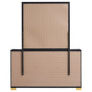 Jeremiah - 6 Drawer Dresser With Mirror - Black by HouseOfZazla