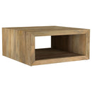 Mesa - Square Coffee Table - Natural by HouseOfZazla