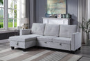 Nova - Reversible Sleeper Sectional Sofa With Storage Chaise by HouseOfZazla