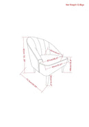 Harrah - Upholstered Accent Chair by HouseOfZazla