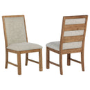 Survista - Upholstered Dining Side Chair (Set of 2) - Brown by HouseOfZazla