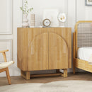 2 Door Cabinet, Suitable For Bedroom - Natural by HouseOfZazla