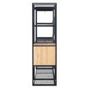 Open Style Wardrobe With Hanging Rails, Shelves And Drawers