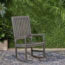 Outdoor Rocking Chair - Dark Gray