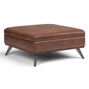 Owen - Multifunctional Square Coffee Table Storage Ottoman by Unique Piece Furniture