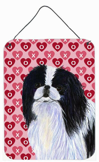 Japanese Chin Hearts Love and Valentine's Day Wall or Door Hanging Prints