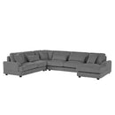 Oversized Sectional Sofa U - Shaped Sofa Couch Modern Sofa Upholstered In Soft With A Chaise Lounge For Living Room by HouseOfZazla