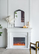 Arch Mirror, Baroque Inspired Wall Decor For Bathroom, Bedroom, Living Room by Unique Piece Furniture