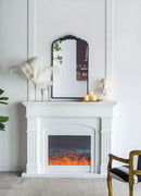 Arch Mirror, Baroque Inspired Wall Decor For Bathroom, Bedroom, Living Room by Unique Piece Furniture