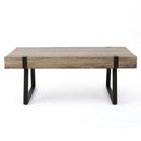 Abitha Coffee Table With Industrial Powder Coated Metal Legs by HouseOfZazla