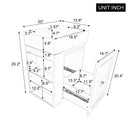 20-Inch Bathroom Vanity with Ceramic Sink and Storage Cabinet by HouseOfZazla