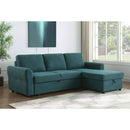 Kenna- Sleeper Sectional Sofa With Storage Ottoman