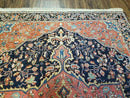 4.5' X 6.5' Handmade Antique Fine Indian Wool Rug Carpet Red