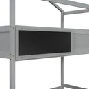 House Style Bunk Bed With Storage Staircase And board by HouseOfZazla