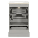 Bathroom Vanity With Sink, Soft Close Door, Adjustable U-Shaped Shelf