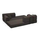 Convertible Sleeper Sofa Bed, Floor Lounge Couch For Living Room by HouseOfZazla