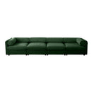 Stylish Sofa With Storage Seat And Cylindrical Backrest