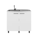 Gold Utility Sink Cabinet with 2 Doors and 3 Shelves by HouseOfZazla