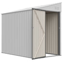 White 4' x 7' Lean-To Storage Shed by HouseOfZazla