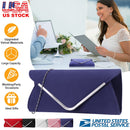 Women Clutch Wallet Bags For Party Wedding Soft Handbag Portable Thin Envelop Evening Purse for Bridal Dating