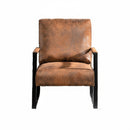 Classic Mid Century Modern Accent Chair With Durable Square Metal Frame, Armchair by Unique Piece Furniture