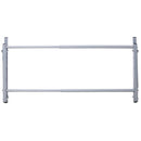 Wall-Mounted Folding Tire Storage, 30.5 To 50.5" Wide, Supports 300 Pounds - Silver by HouseOfZazla