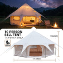 600D Oxford Bell Tent 14.8ft*9.2ft with Stove Jack