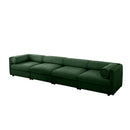 Stylish Sofa With Storage Seat And Cylindrical Backrest
