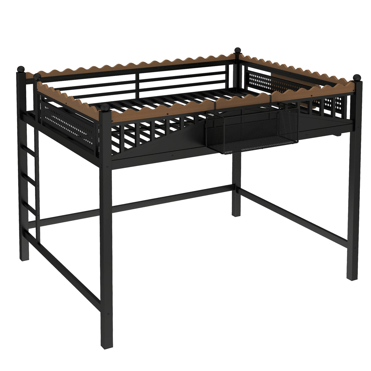 Queen Size Loft Bed with Ladders and Storage, photo 7 of 10