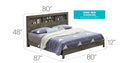 Bed With Transitional Design Stylish by HouseOfZazla