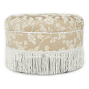 Yolanda - Round Upholstered Accent Ottoman by HouseOfZazla