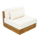 Oversized Outdoor 2-Piece Chat Set with Club Chair and Side Table by HouseOfZazla