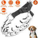 Adjustable Dog Choke Collar Training Chain Dog Necklace with Buckle for Small Medium Large Dogs