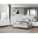 Contemporary 6 Drawer Dresser With Handles by Unique Piece Furniture