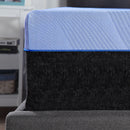 Refresh - 12" Flex Head Memory Foam Hybrid Mattress And Adjustable Base Bundle - Blue - Queen by Unique Piece Furniture