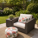 2 Pack Outdoor Lumbar Pillow Covers - Blush Botanical