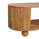 Soba - Ball Open Coffee Table - Oak by HouseOfZazla