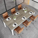 Extra Long 2 Person Computer Desk With Collaborative Workstation by HouseOfZazla