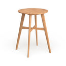 Mid-Century Modern Round Bar Table – 42" High Bar Table with Tapered Legs by HouseOfZazla