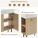 Bathroom Vanity, Combo Cabinet, Bathroom Storage Cabinet, Single Ceramic Sink by HouseOfZazla
